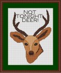 (image for) Not Tonight Deer